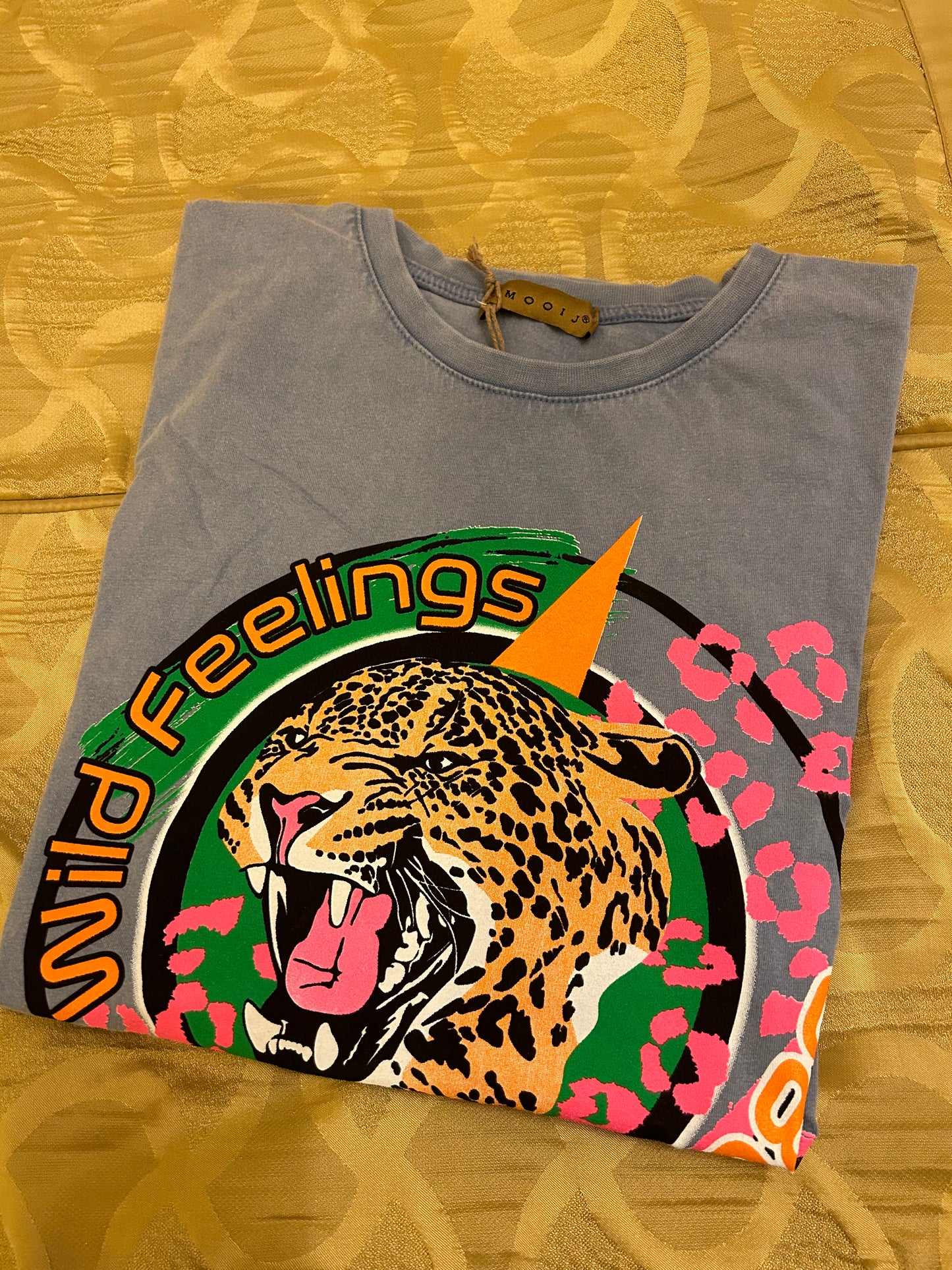 Panter T-shirt Wild Feelings – Onesize – 4 Kleuren