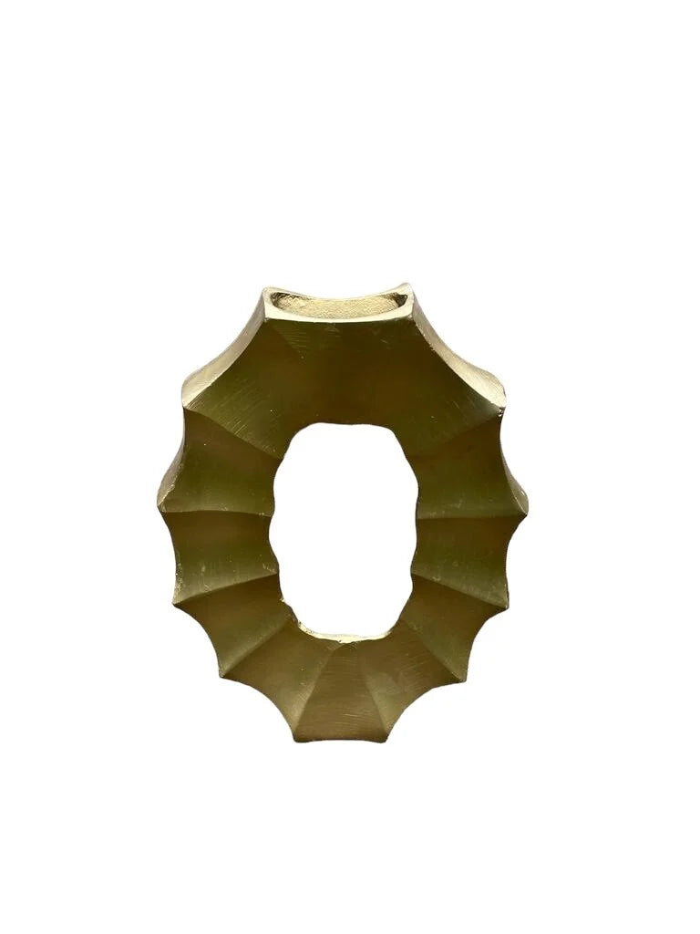 Golden Oval Slender Vases – Colmore