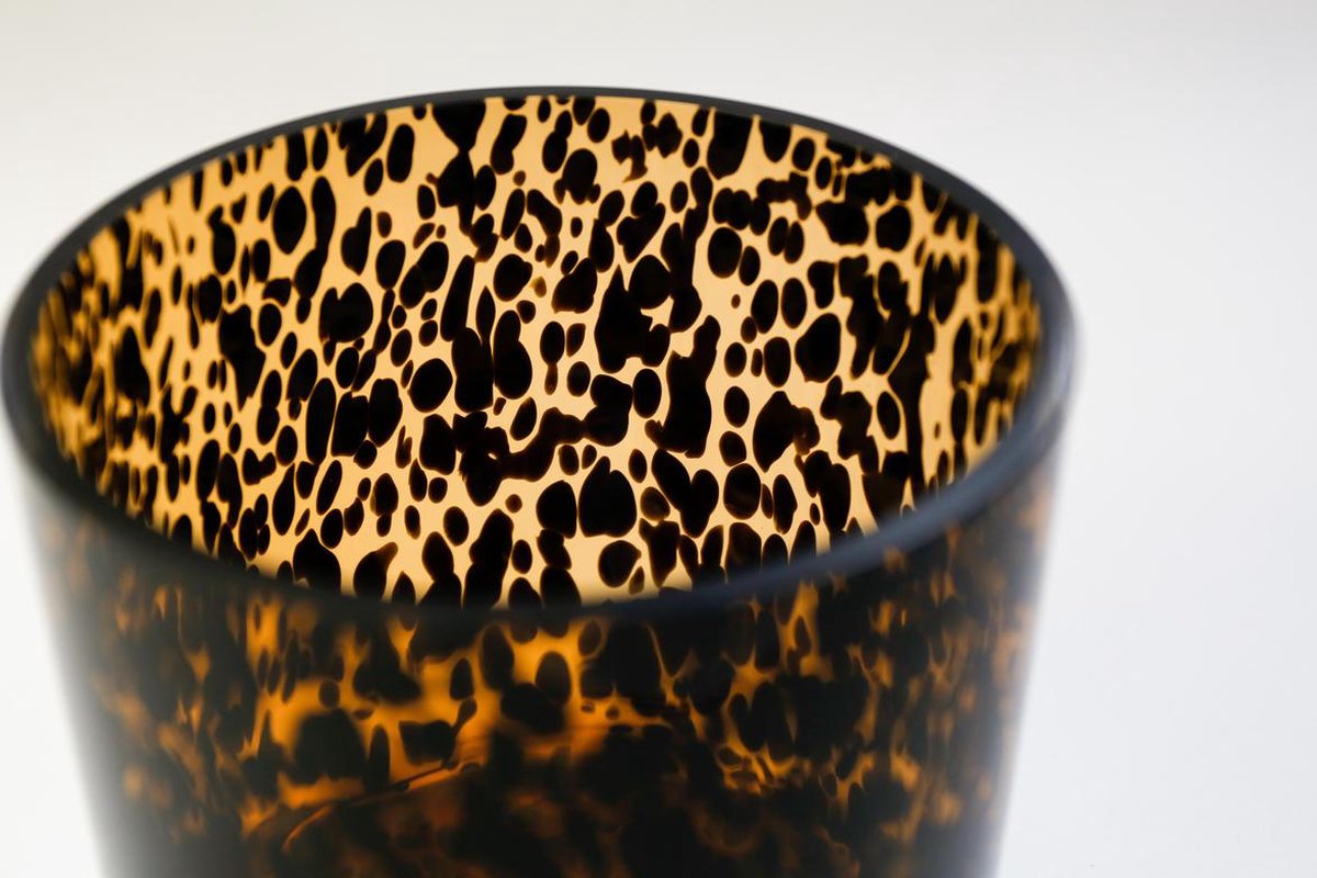 Cilinder Vaas Tijgerprint Fidrio Ø 15 cm