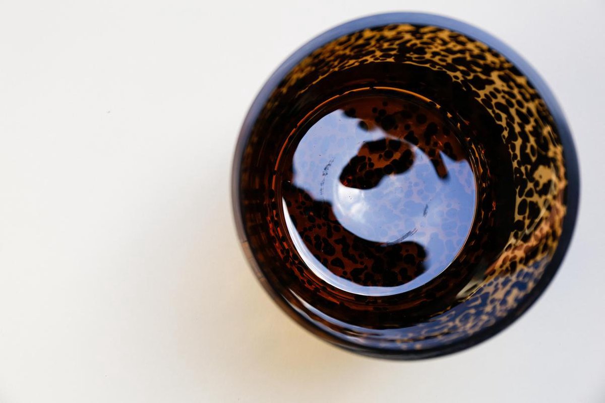 Cilinder Vaas Tijgerprint Fidrio Ø 15 cm