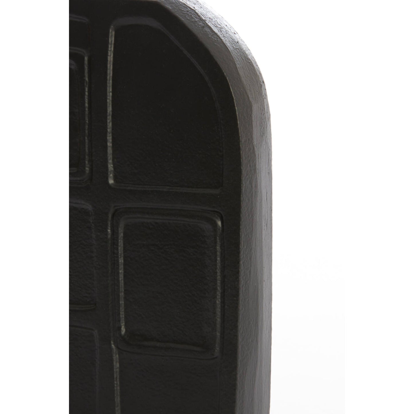 Mat Zwarte Vaas – Compact Modern Design van Light & Living (22,5 cm)