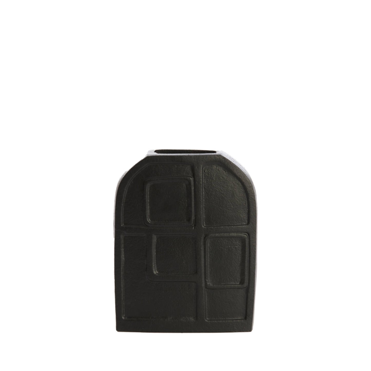 Mat Zwarte Vaas – Compact Modern Design van Light & Living (22,5 cm)