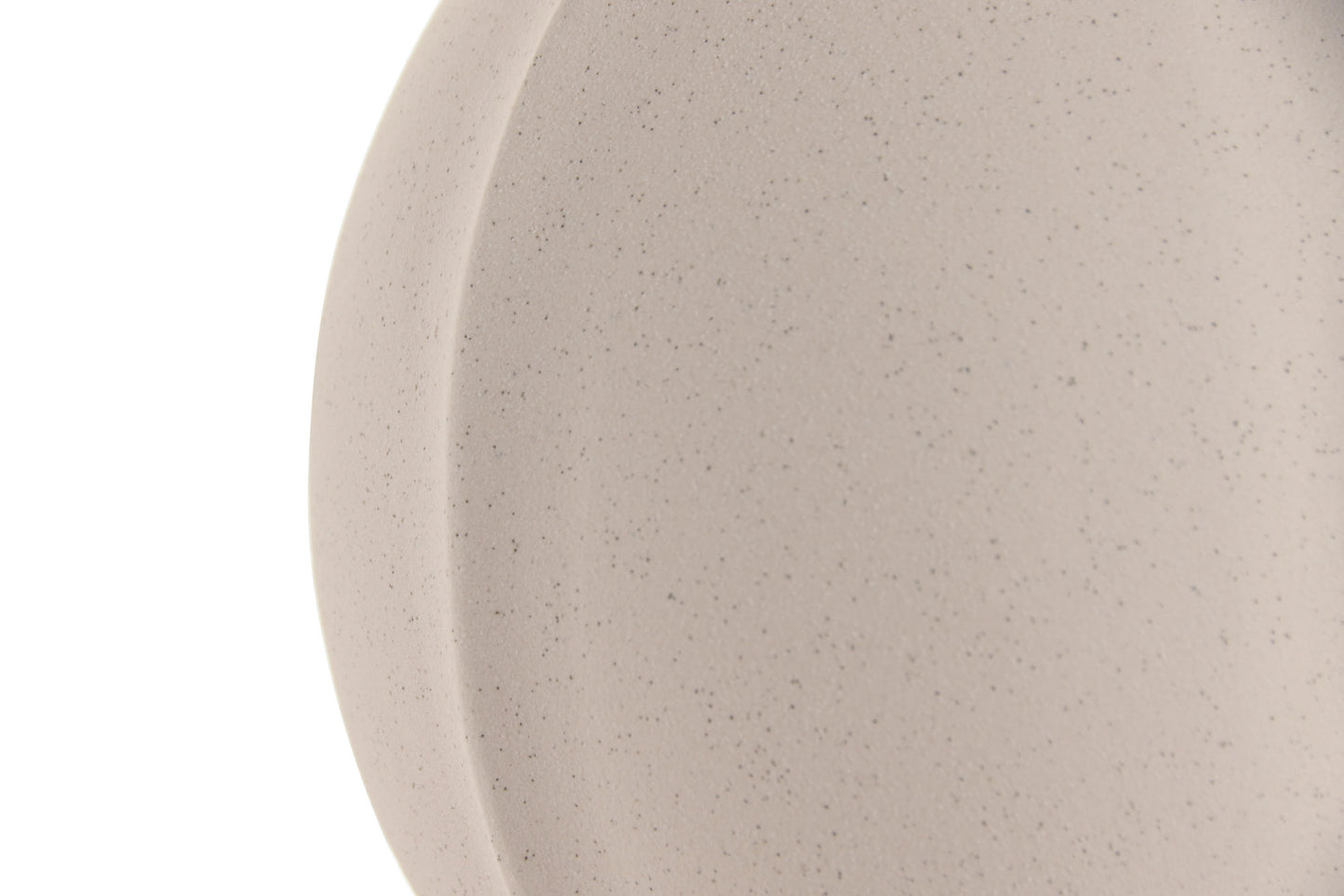 Organische Stoneware Vaas 18 cm – Gebroken Wit met Subtiele Spikkels