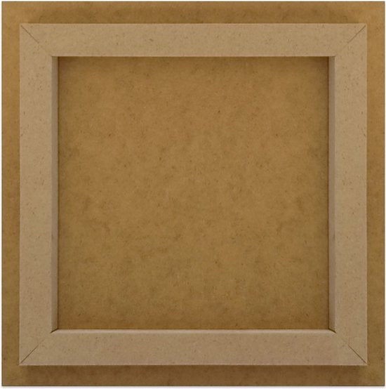 Wanddecoratie Poster Antilope – MDF 30×30 cm