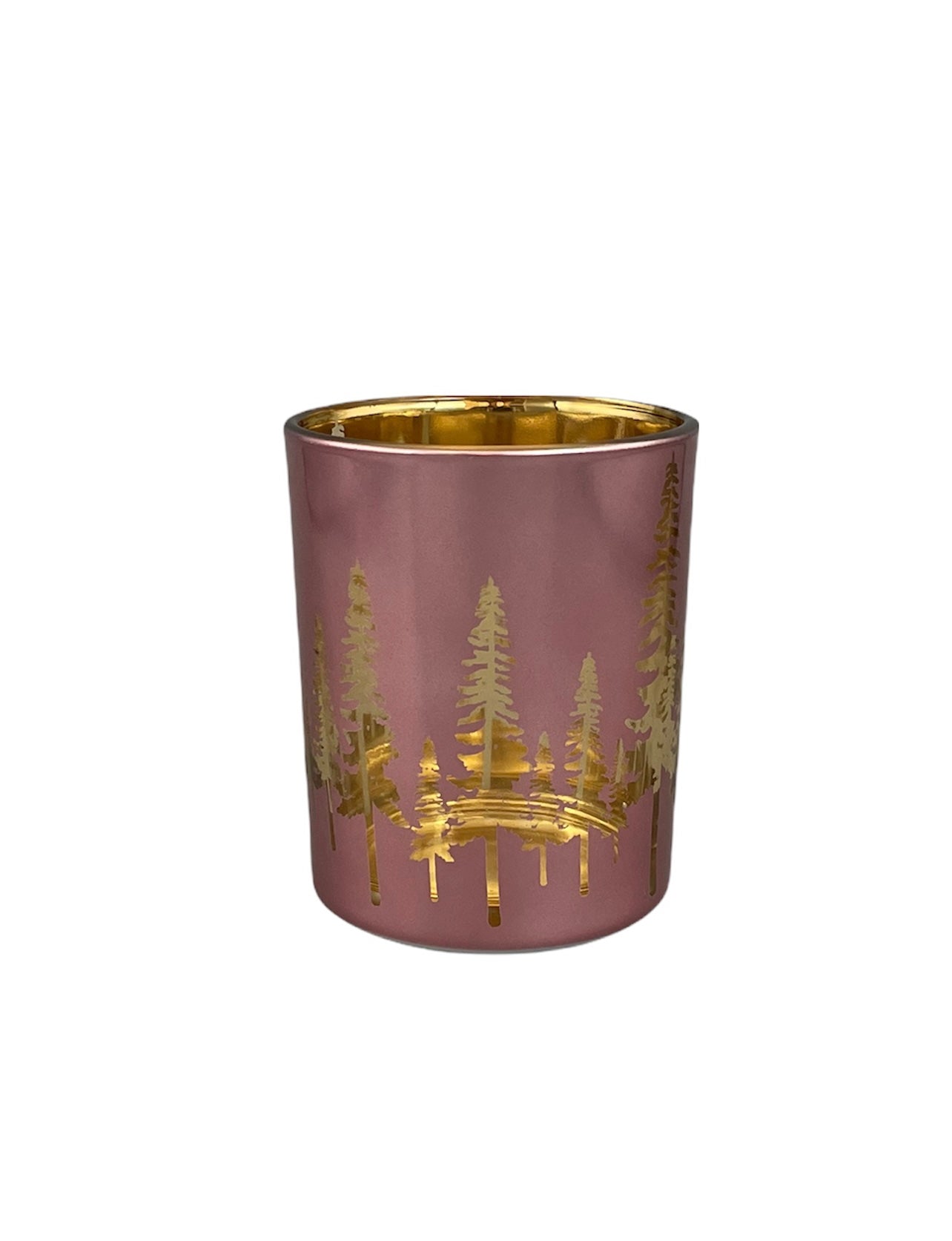 Windlicht Skove Roze Goud – 8 of 10 cm – Padia