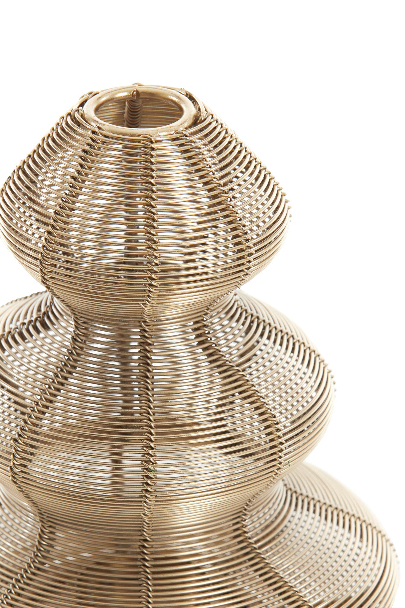 Windlicht Kerstboom Goud – Light & Living – Ø16x19 cm