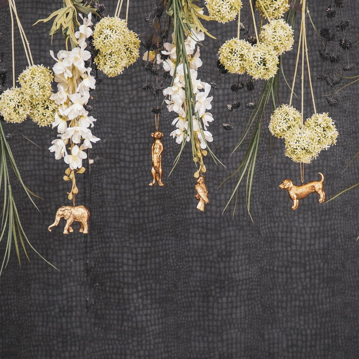 Ornament Hanger – Gouden Olifant – 9,5 cm