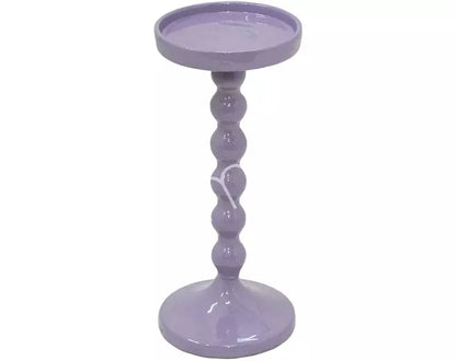 Kandelaar Lavender Colmore – Lila Kandelaar voor Stompkaars