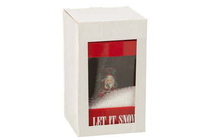 Kerstlantaarn Cadeauvorm – LED, Muziek & Sneeuweffect