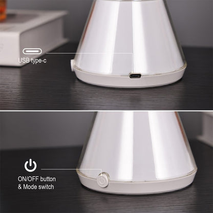 LED-Glitzer-Sternenlampe RGB – Farbwechselnd mit USB | 18,8 cm
