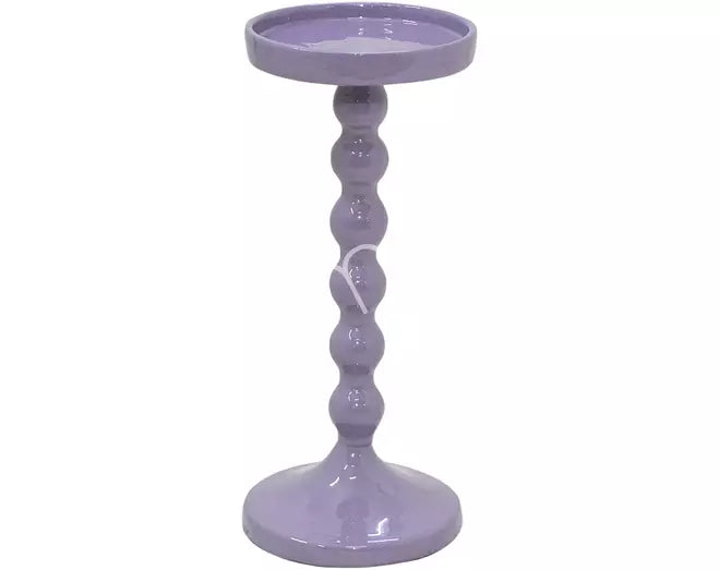 Kandelaar Lavender Colmore – Lila Kandelaar voor Stompkaars