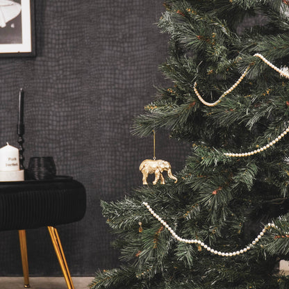 Ornament Hanger – Gouden Olifant – 9,5 cm
