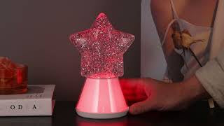 LED-Glitzer-Sternenlampe RGB – Farbwechselnd mit USB | 18,8 cm