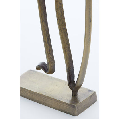 Pinguin-Statue Antik-Bronze – Light &amp; Living (37 cm)