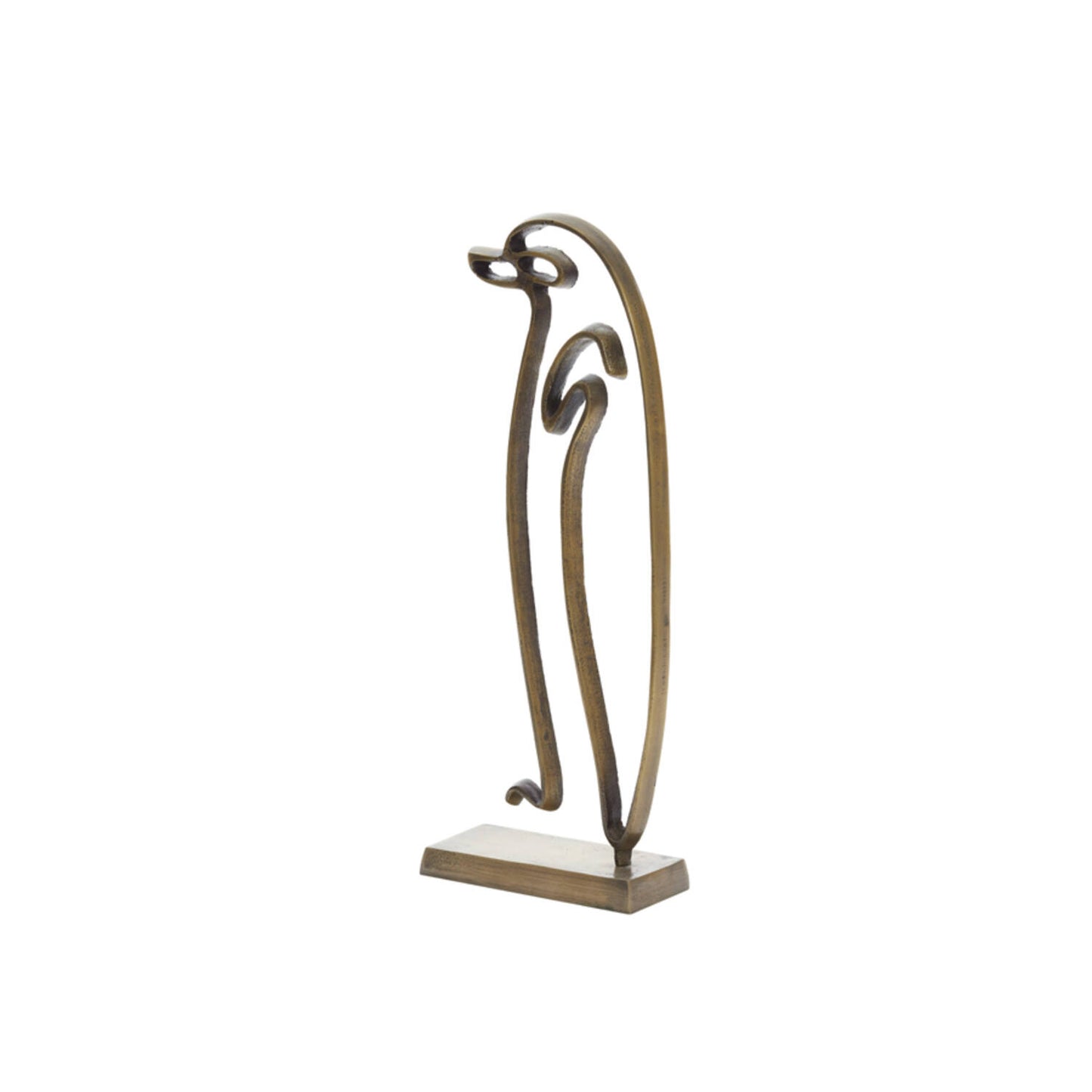 Pinguin-Statue Antik-Bronze – Light &amp; Living (37 cm)