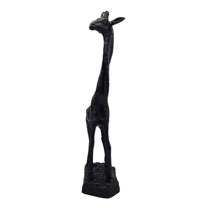 Giraffenskulptur – Modernes schwarzes Design 49 cm
