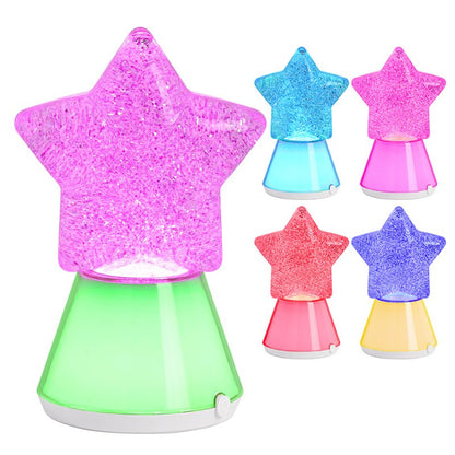 LED-Glitzer-Sternenlampe RGB – Farbwechselnd mit USB | 18,8 cm