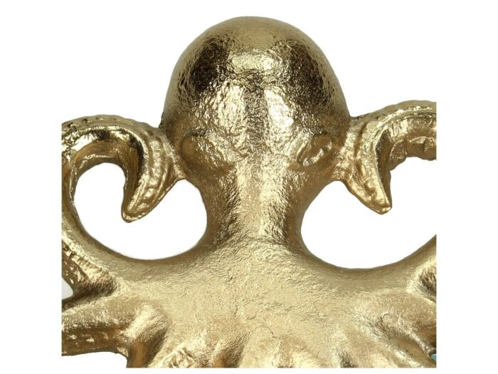 Gouden Octopus Waxinelichthouder – 3 Mini Theelichtjes