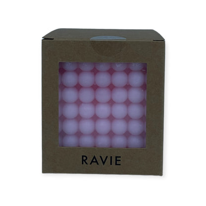 Ravie Kubus Kaars – Roze – 8 cm