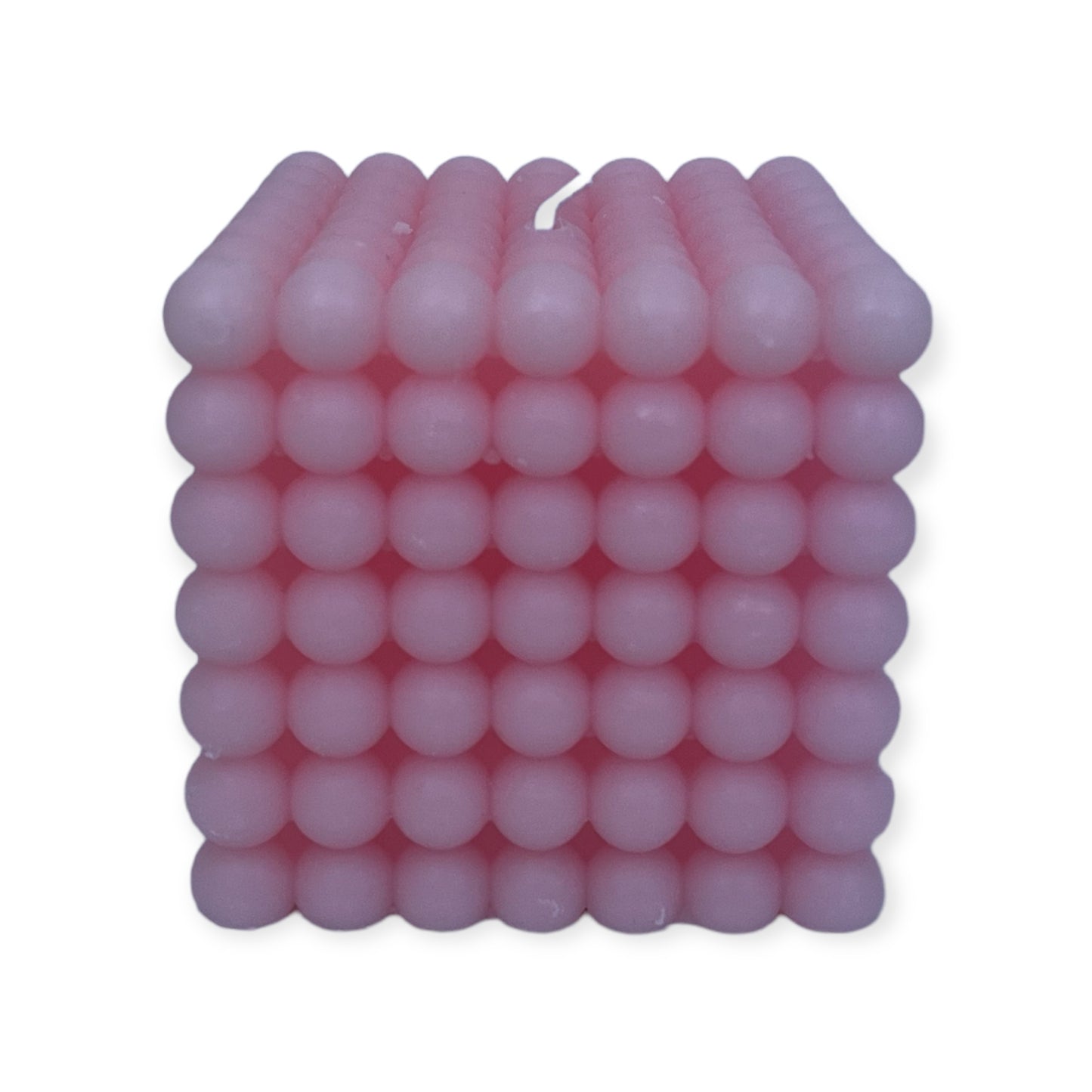 roze kubuskaars van Ravie