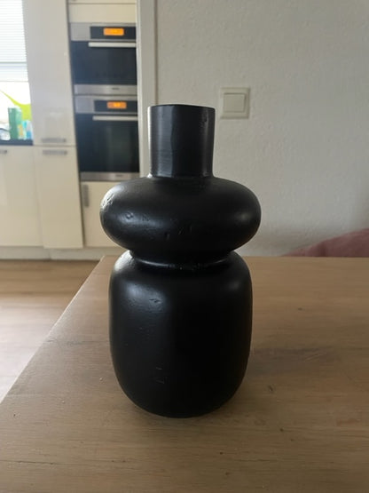 Zwarte Bubbelvaas in 2 formaten
