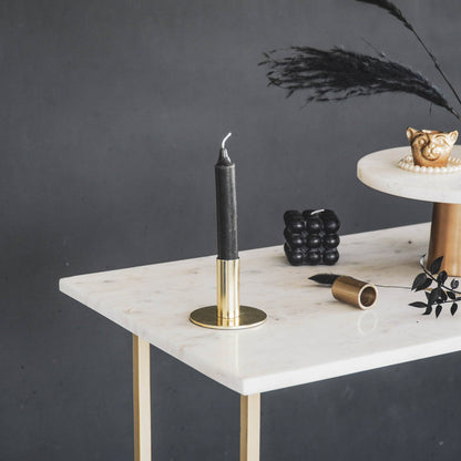 Gouden Kaarshouder Metaal – 8 cm