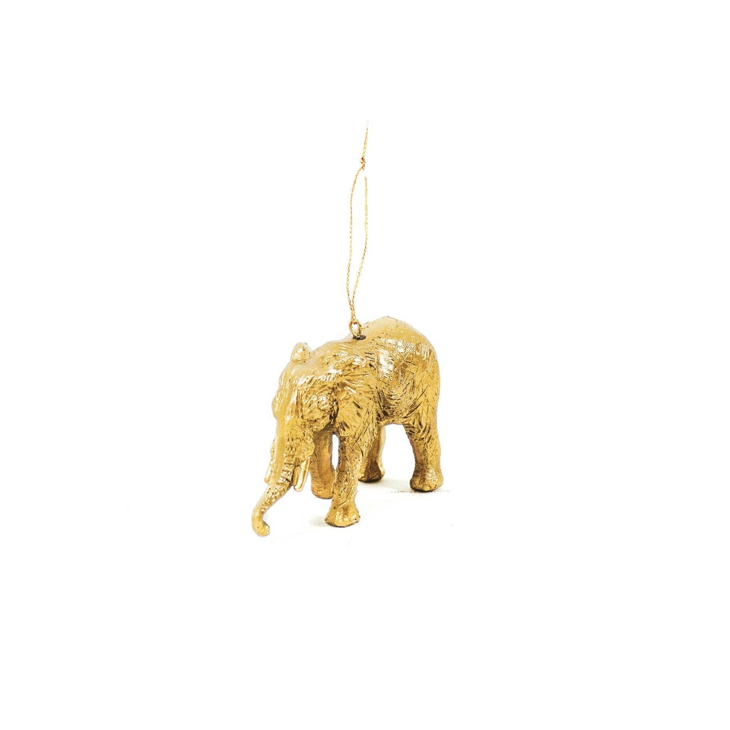 Ornament Hanger – Gouden Olifant – 9,5 cm