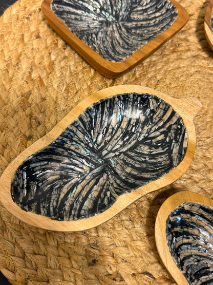 Kacangan Tulang Mix – decoratief houten bakje uit Indonesië