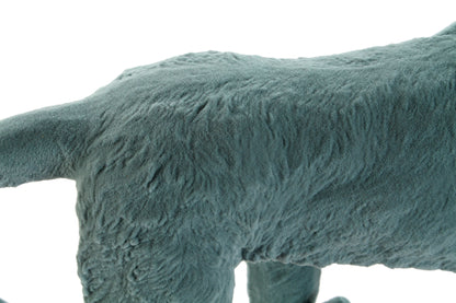 Aap Beeld met Flocklaag – Oudroze of Blauwgroen – Speelse Woondecoratie