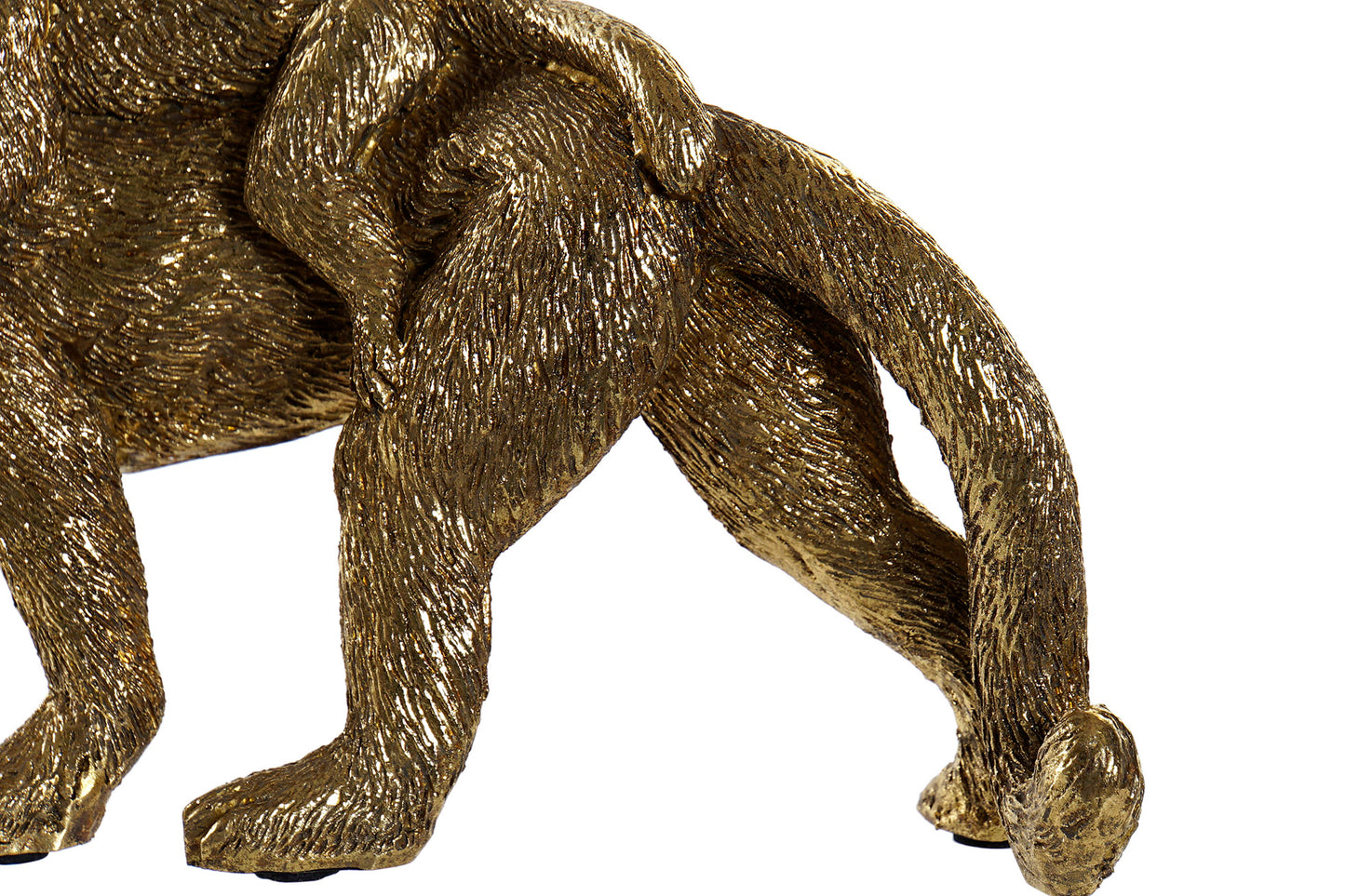 Goldener Affe mit Baby – 12 cm hoch – Stilvoller Dschungel-Look