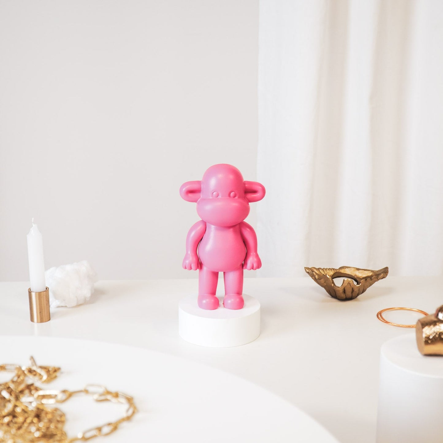 Beeld Aap Legend – Goud, Zwart of Roze | 3 Formaten
