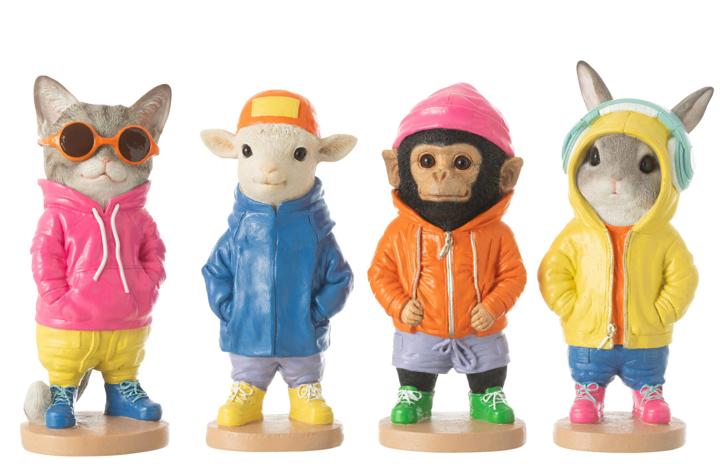 Schaf-Skulptur Street Style – Farbenfroher Blickfang 27 cm