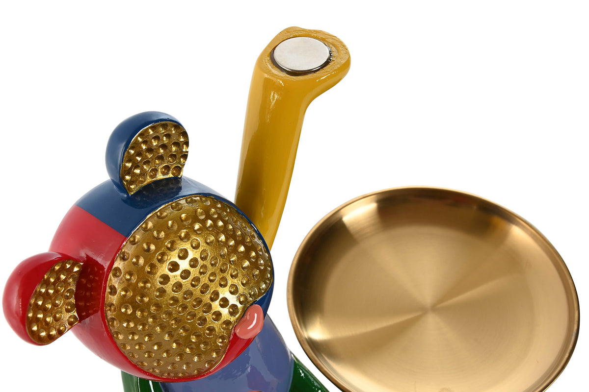 Kleurrijke Beer met Gouden Dienblad