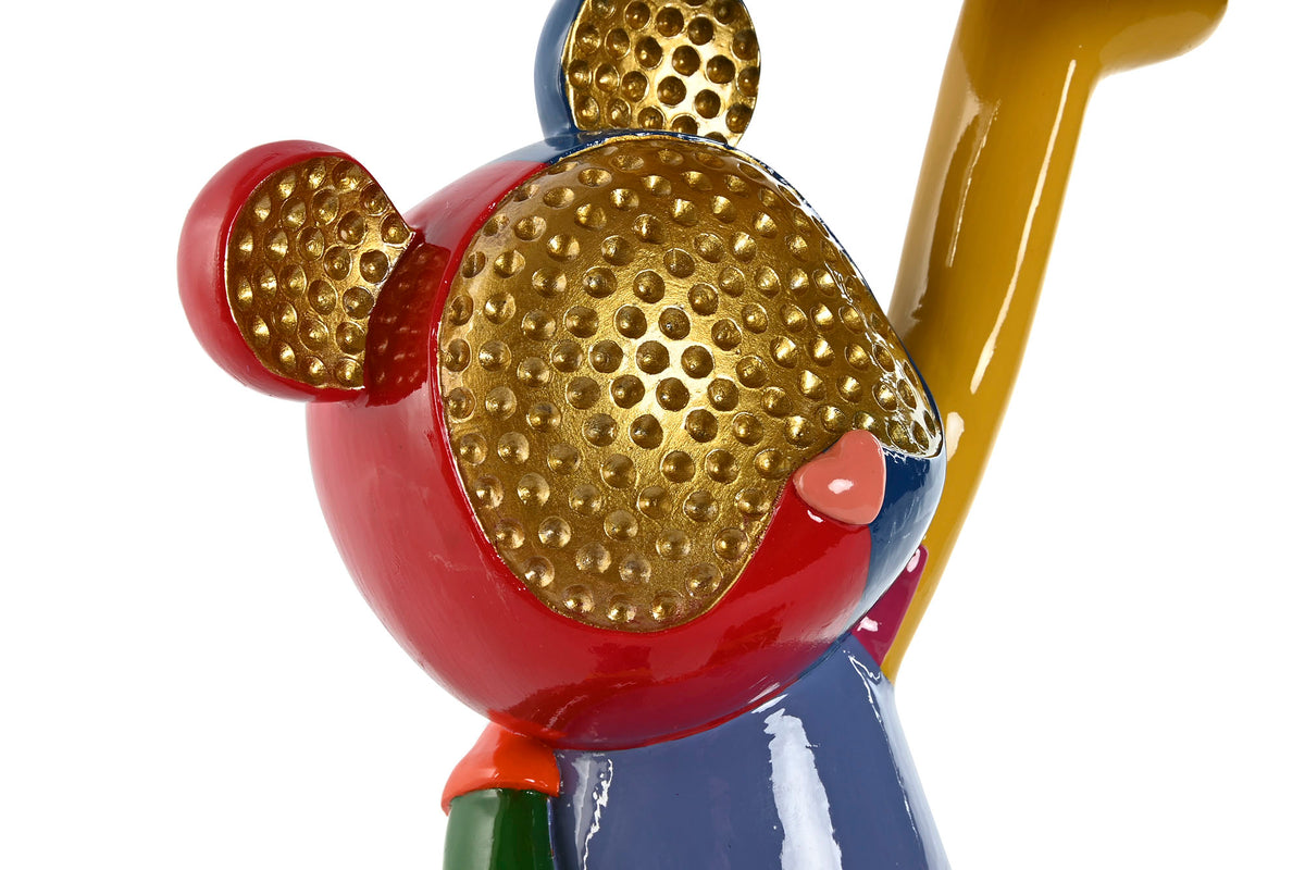 Kleurrijke Beer met Gouden Dienblad