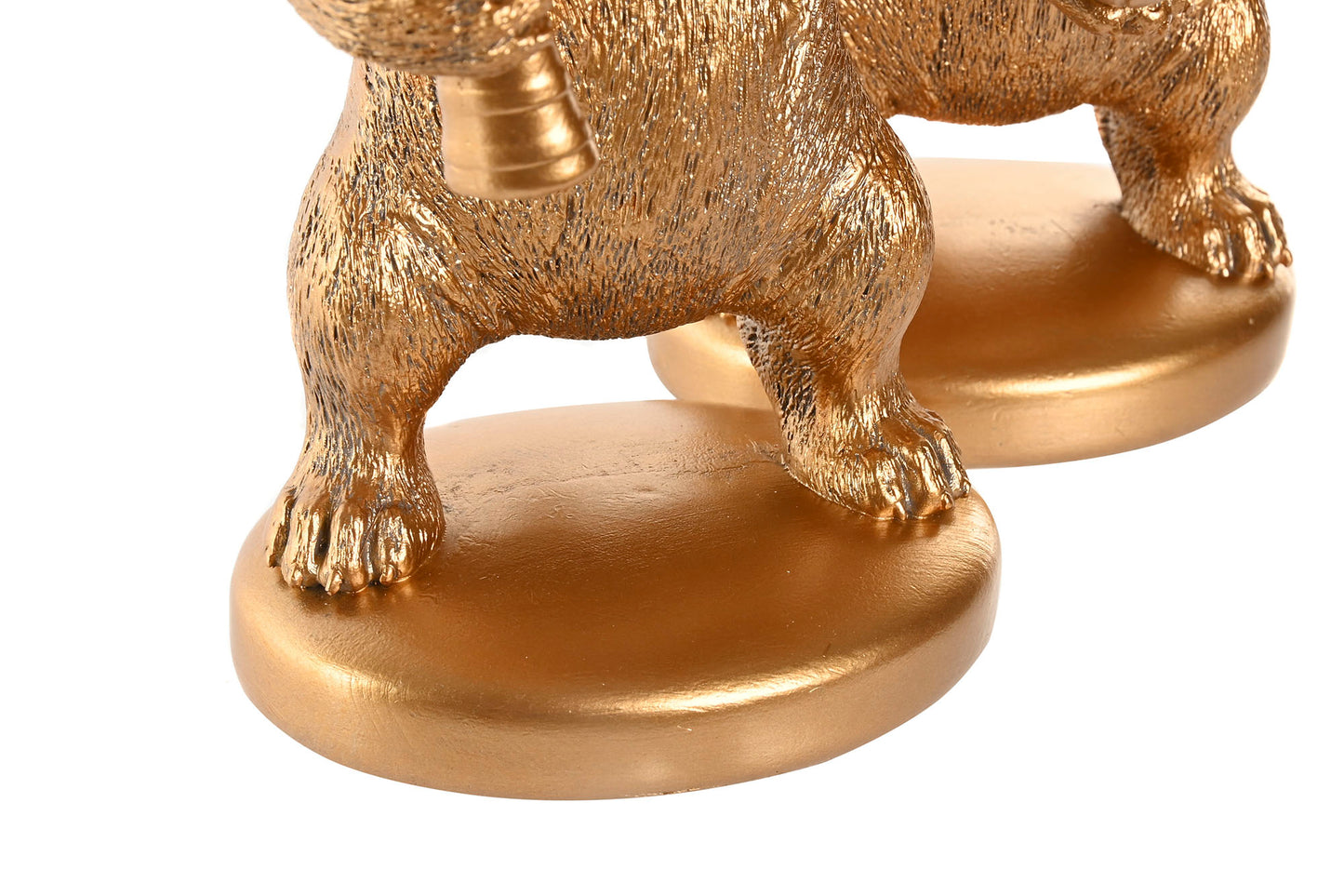 French Bulldog Statue Gold with Tennis Racket or Basketball