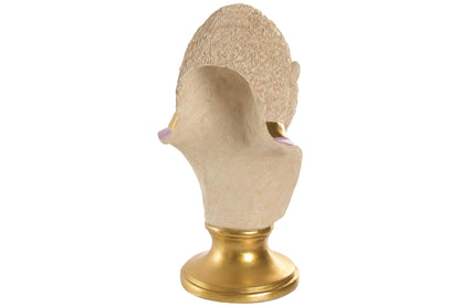 Tierfigur mit Brille – Luxuriöses Design – Farbenfroh & Gold