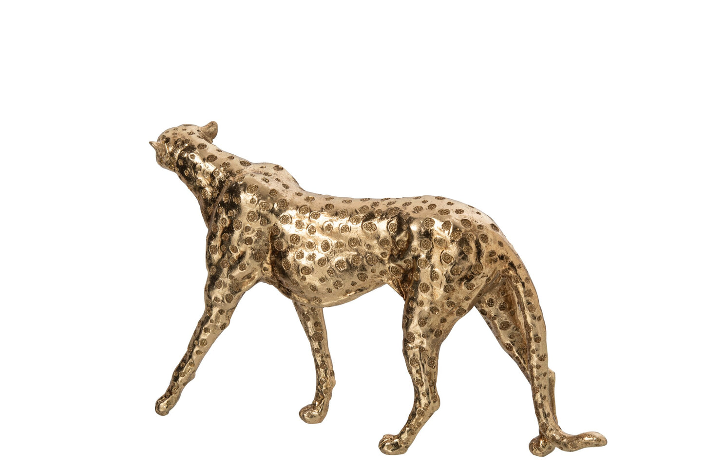 Cheetah Beeld Goud J-Line – 43 cm