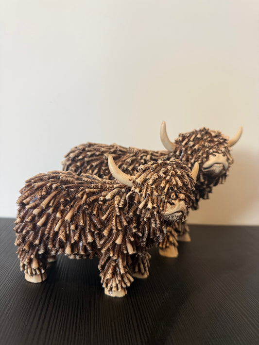 Decoratief beeld bizon landelijk 2 maten