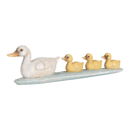Eendenbeeld – Moedereend met Kuikens – 26 cm
