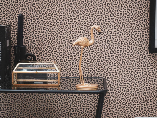 Gouden flamingo beeld van 19,5 cm van Housevitamin – Krokomingo