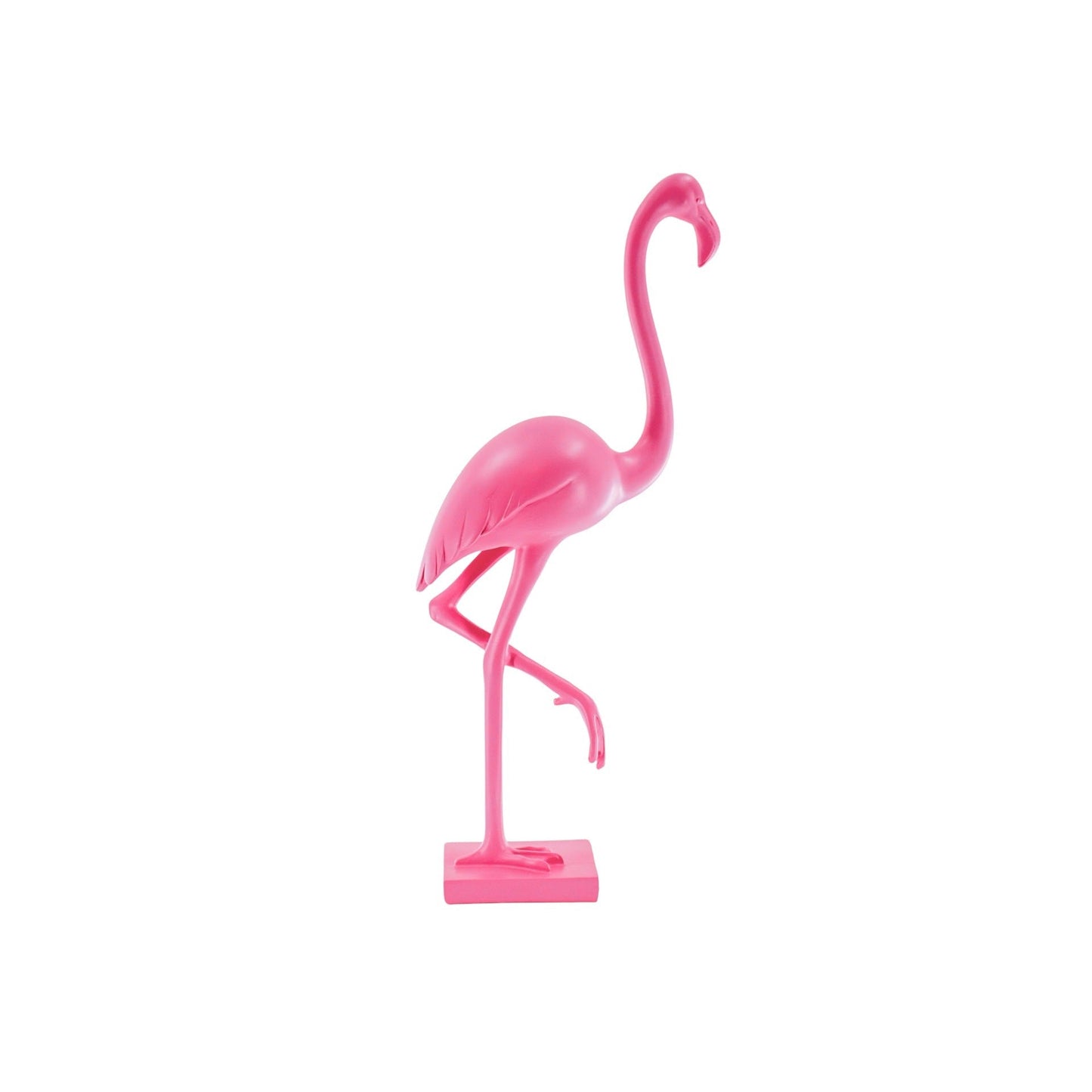 Flamingo-Statue in leuchtendem Pink