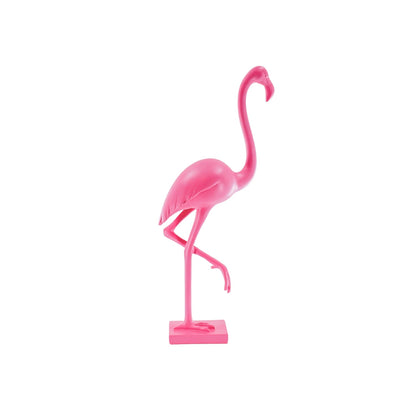Flamingo-Statue in leuchtendem Pink