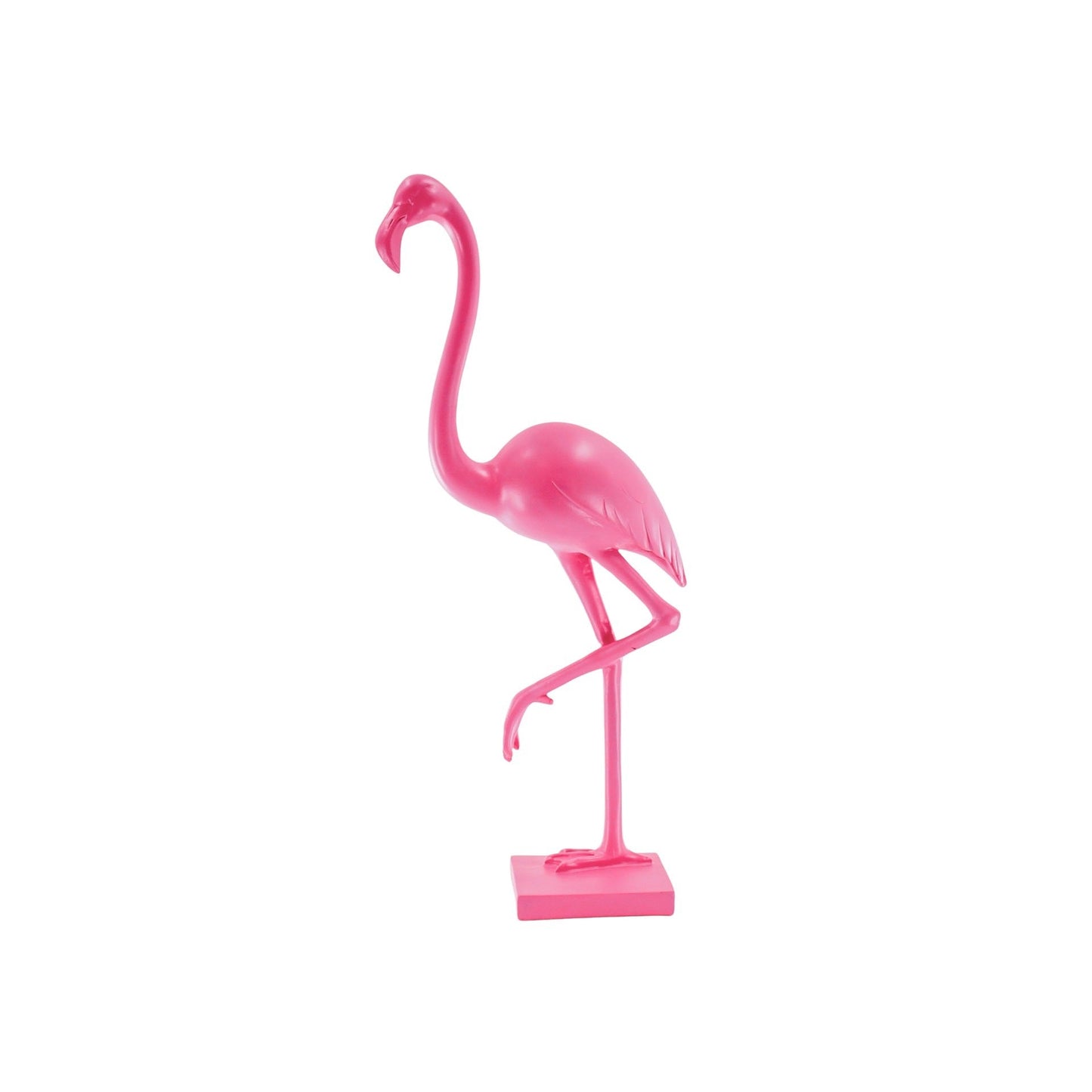Flamingo-Statue in leuchtendem Pink