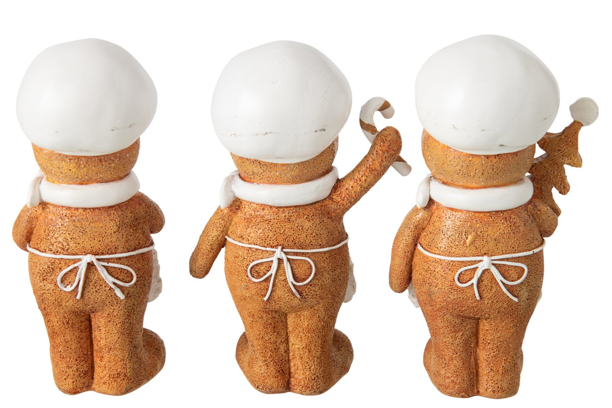 Gingerbread Kerstfiguur J-Line – 16 & 20,5 cm | 3 varianten