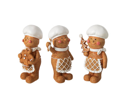 Gingerbread Kerstfiguur J-Line – 16 & 20,5 cm | 3 varianten