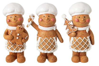 Gingerbread Kerstfiguur J-Line – 16 & 20,5 cm | 3 varianten