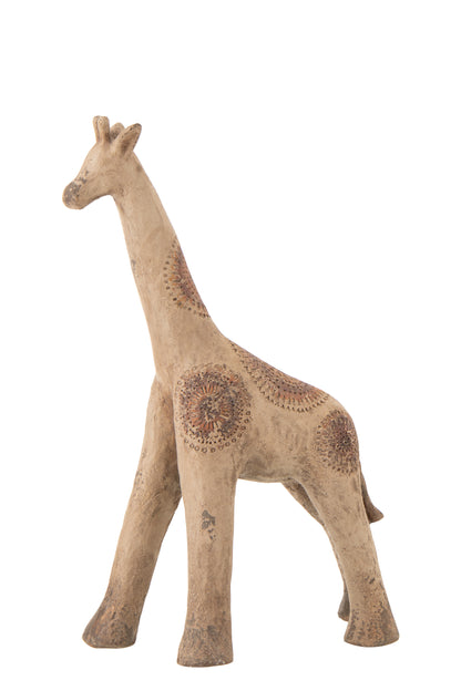 XL giraffe beeld – statement decoratie – 90 cm – polyresin