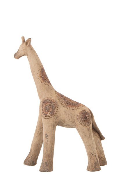 XL giraffe beeld – statement decoratie – 90 cm – polyresin