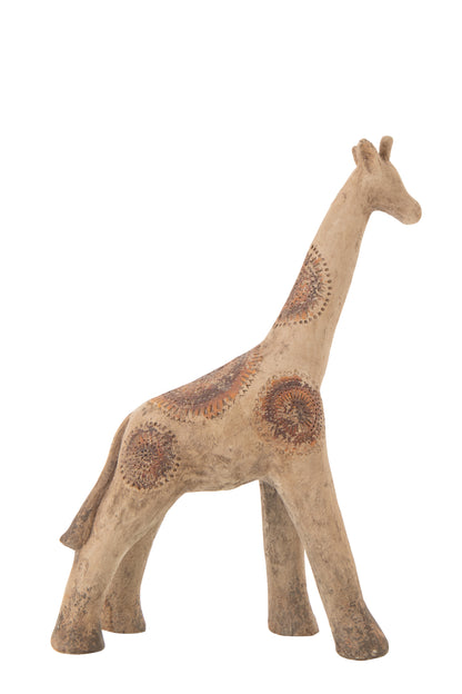 XL giraffe beeld – statement decoratie – 90 cm – polyresin