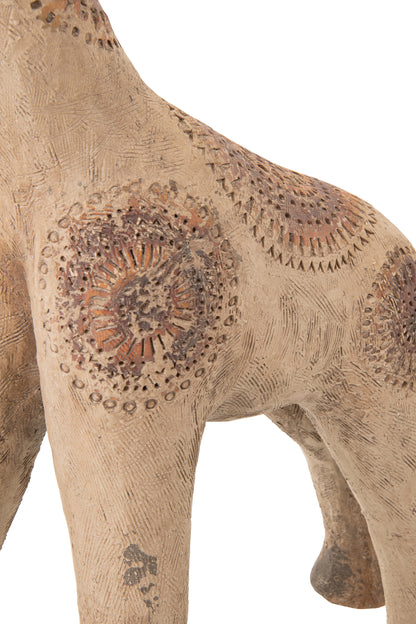 XL giraffe beeld – statement decoratie – 90 cm – polyresin